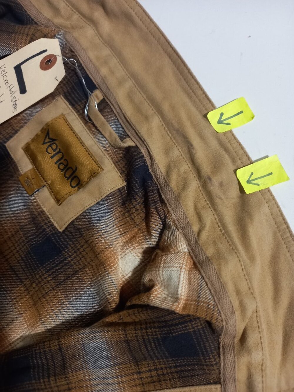 Bountyman Concealed Carry Shirt Jacket - Barnwood Tan | Large - Picture 11 of 11